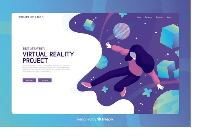 时尚大气元宇宙VR虚拟现实AR网页Banner海报设计模板AI矢量图素材eps,ai矢量模版下载