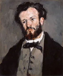 塞尚人像肖像油画素材 塞尚人像肖像油画素材