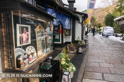 日本旅游风俗文化城镇街头民居商铺景观