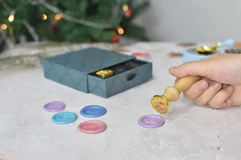 印章 蜡印章 浮雕 礼盒信封封口 (10)