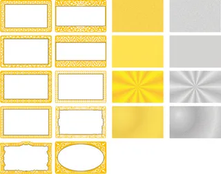 常用10种花边与5种度纹