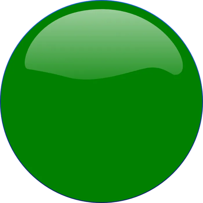 墨绿色球体卡通圆