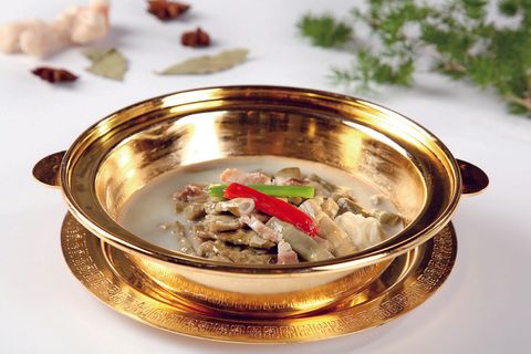 干锅美食焖锅湘菜麻辣香辣纸锅干锅富贵笋