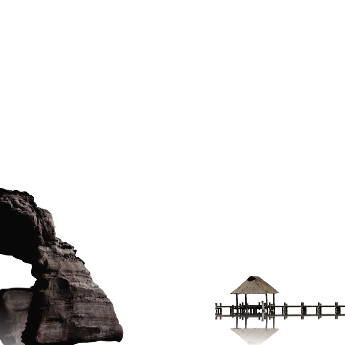 中国古风元素石头