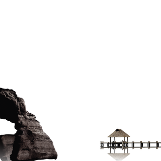 中国古风元素石头