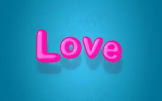 love字体设计