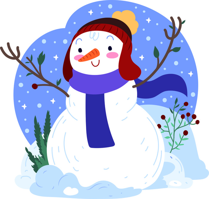 矢量雪人图 矢量 cdr矢量模版下载