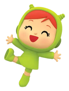 绿色娃娃卡通 (2)