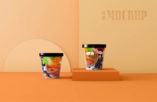 包装智能贴图样机VI效果PSD素材