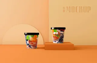 包装智能贴图样机VI效果PSD素材