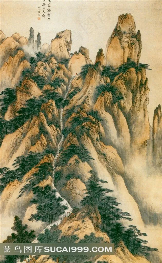 山水风景艺术图片
