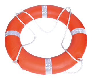 救生圈圆圈红色