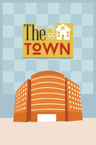 街道建筑矢量扁平插画