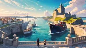 海港城堡小镇