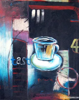 水彩杯子艺术插画 水彩杯子艺术插画