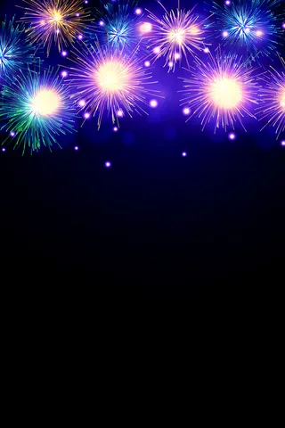 炫彩烟花背景素材