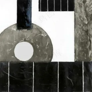 抽象画色块欧美装饰画