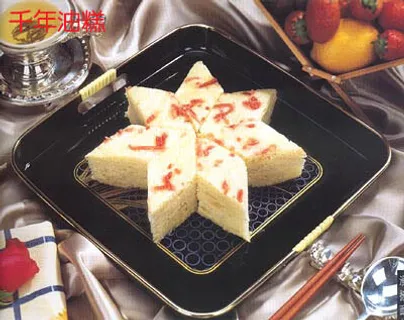 千年油糕美食元素菜品