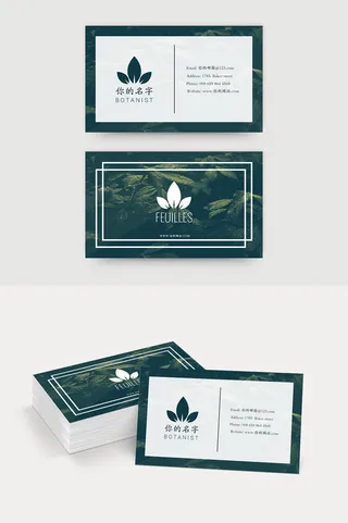 花卉  模板  办公室  品牌  身份