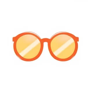 遮掩防晒墨镜PNG免抠