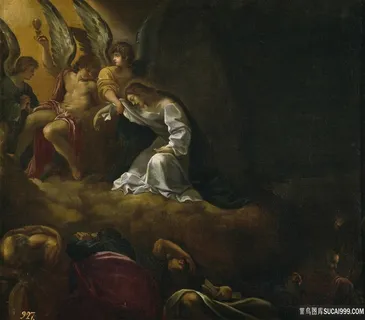 洞窟人物油画 洞窟人物油画