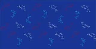 海豚无缝矢量素材图片