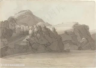 水墨山脉时尚艺术装饰画挂画