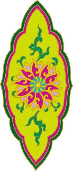 古色古香古典古风花纹边框纹路矢量图