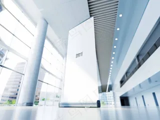 易拉宝样机 易拉宝效果图