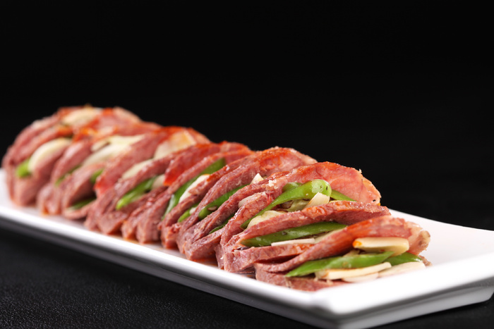 L00394青椒蒜片牛展夹