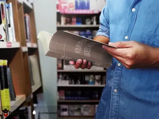 简约画册样机展示效果