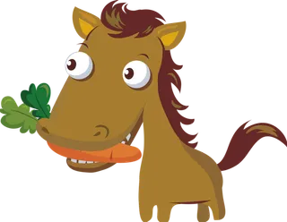 吃萝卜驴卡通现代农业