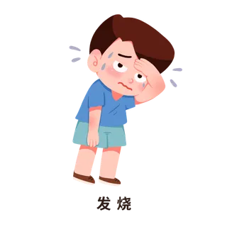 手绘夏季预防中暑科普医疗插画