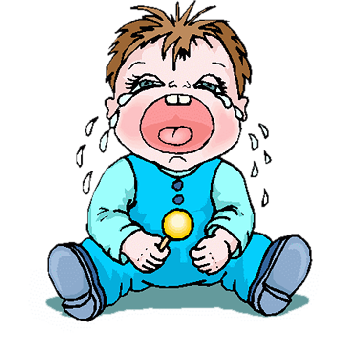 哭泣儿童卡通