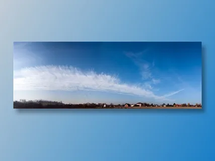 蓝天白云背景图