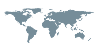 世界地图剪影地球一小时素材