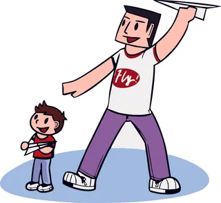 父与子卡通亲情
