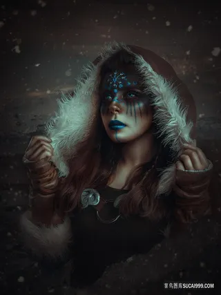 化妆品模特美容