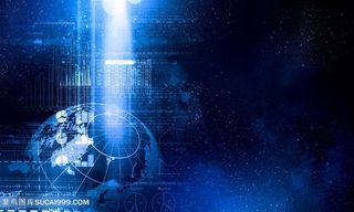 蓝色网络科技高清图片