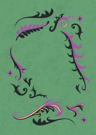 绿色背景暗色条纹边框背景