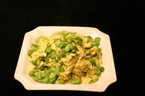 2435蚕豆炒鸡蛋 2435蚕豆炒鸡蛋