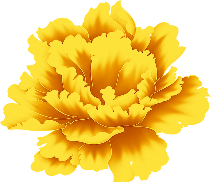 黄色的花花素材免扣