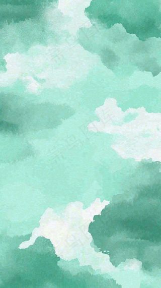 意境绿色水墨纹理背景