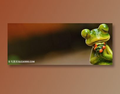 可爱的青蛙模型玩具高清图片