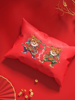 2022年虎年新年春节礼盒场景样机