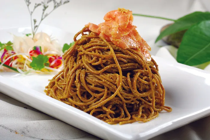 0911LCH-388芥面饸饹拌三文鱼