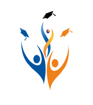 卡通学习logo简笔蓝色少儿兴趣班素材