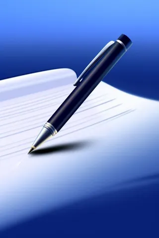 钢笔书籍简约清新背景