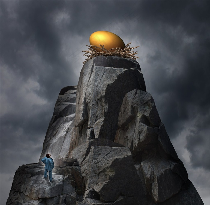 金蛋商业创意图片素材