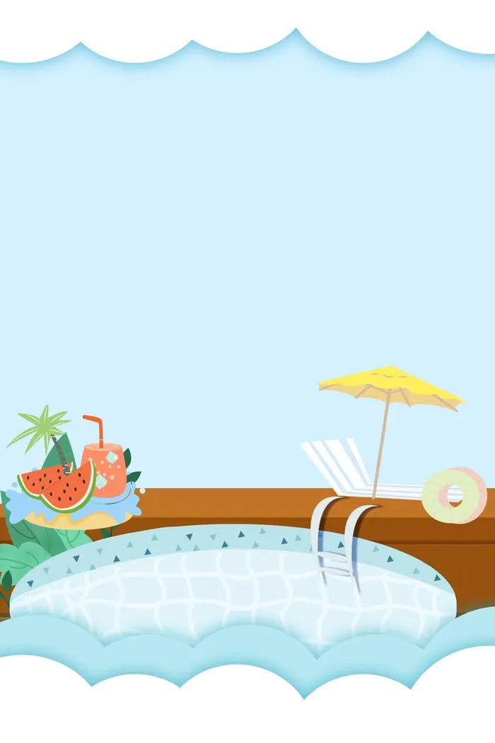夏天 夏日清爽背景psd模版下载